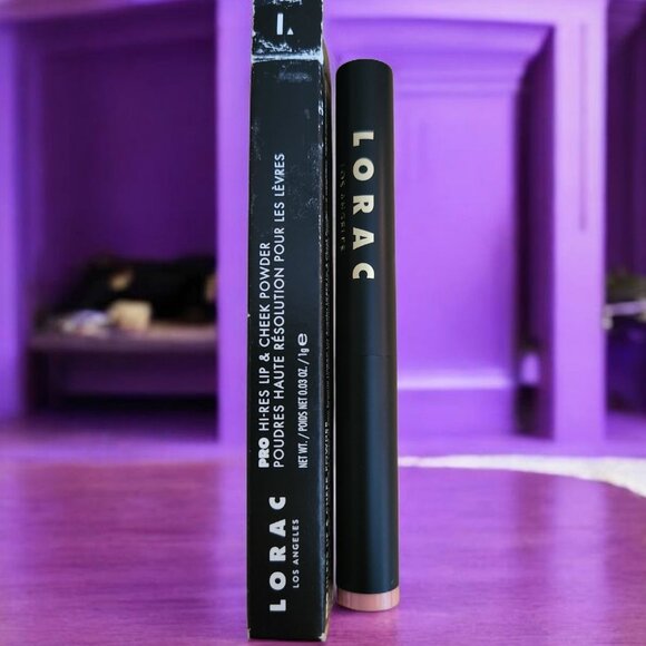 LORAC PRO Hi-Res Lip & Cheek Powder - Well Lit (Pink) NIB - Picture 1 of 2